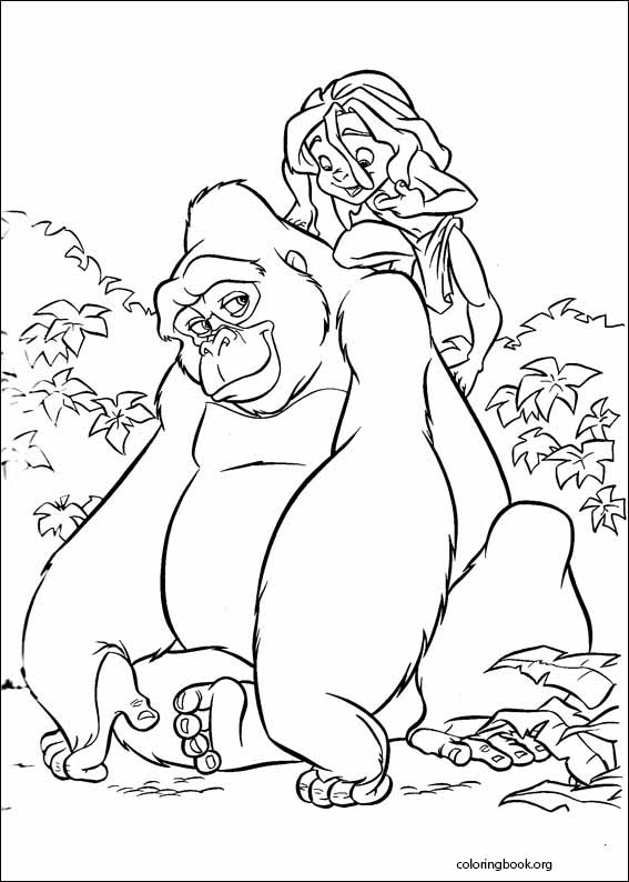 Tarzan coloring page (070)