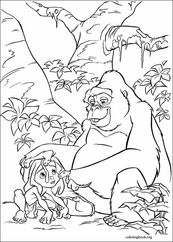 Tarzan coloring page (073)