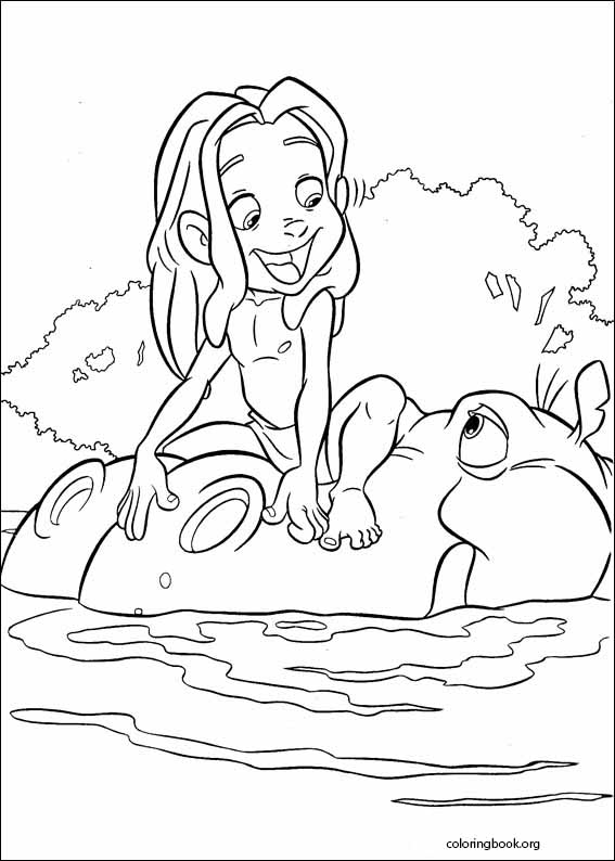Tarzan coloring page (081)