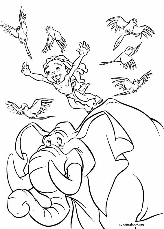 Tarzan coloring page (082)
