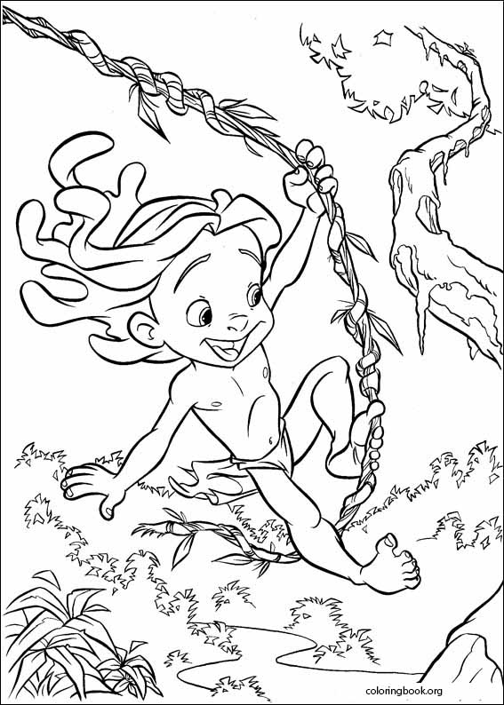 Tarzan coloring page (085)