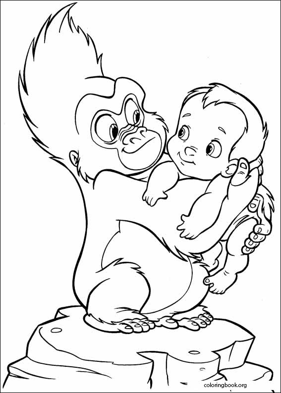 Tarzan coloring page (087)