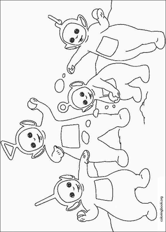 Teletubbies coloring page (010)