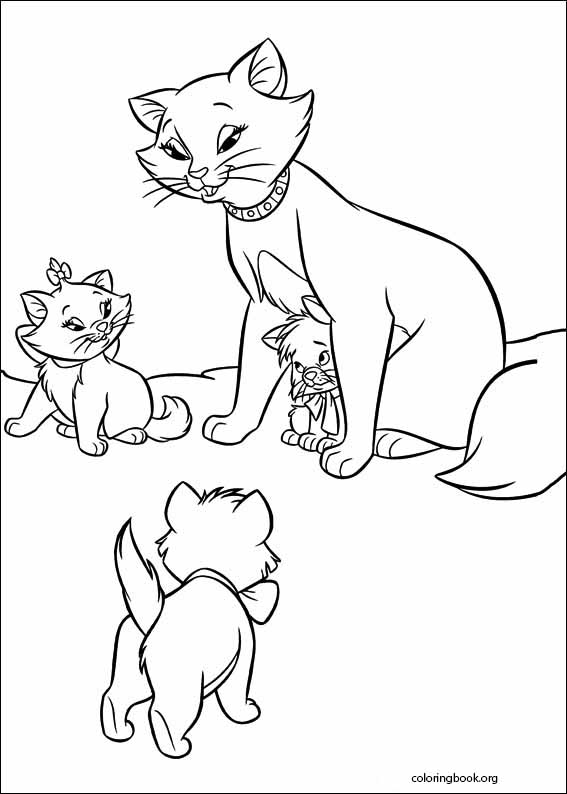 The AristoCats coloring page (003)