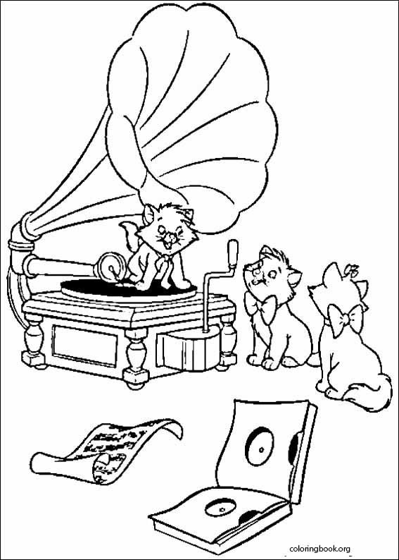 The AristoCats coloring page (010)