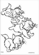 The AristoCats coloring page (013)