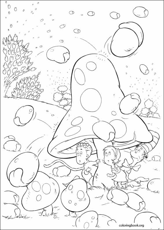 The Cat In The Hat coloring page (002)