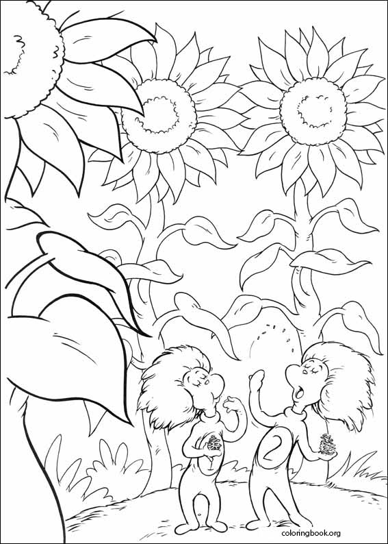 The Cat In The Hat coloring page (003)