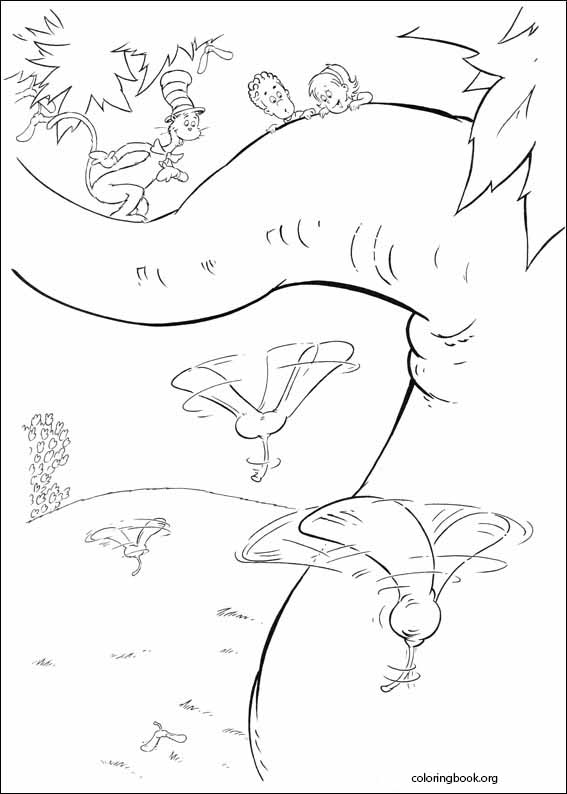 The Cat In The Hat coloring page (010)
