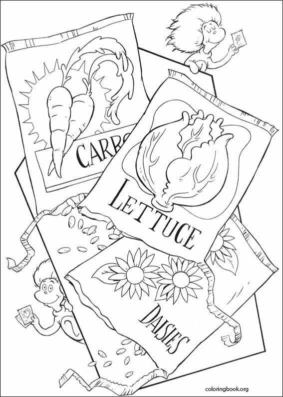 The Cat In The Hat coloring page (013)