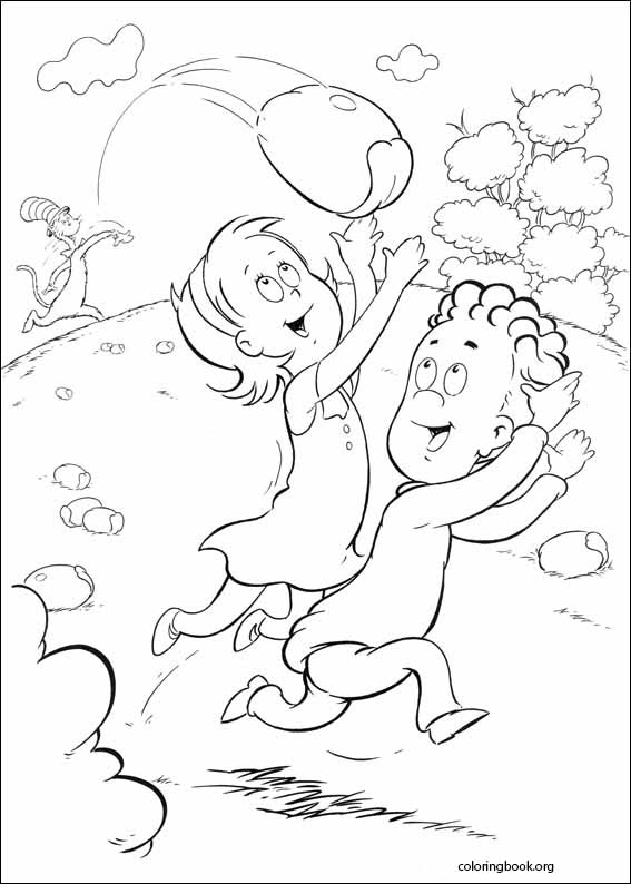 The Cat In The Hat coloring page (014)
