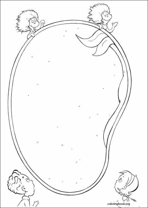 The Cat In The Hat coloring page (016)