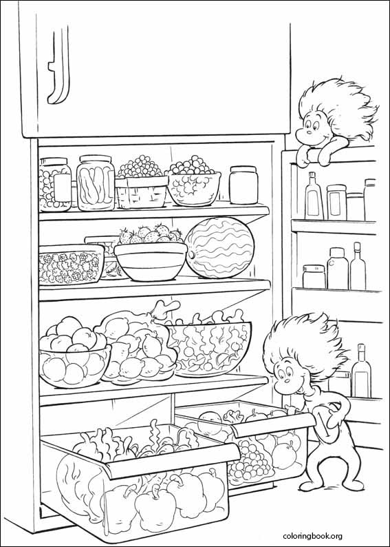 The Cat In The Hat coloring page (017)