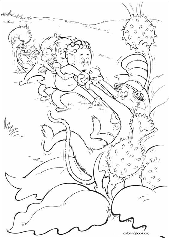 The Cat In The Hat coloring page (018)