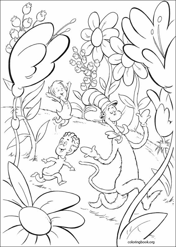 The Cat In The Hat coloring page (025)