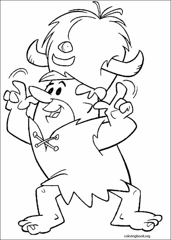 The Flintstones coloring page (004)