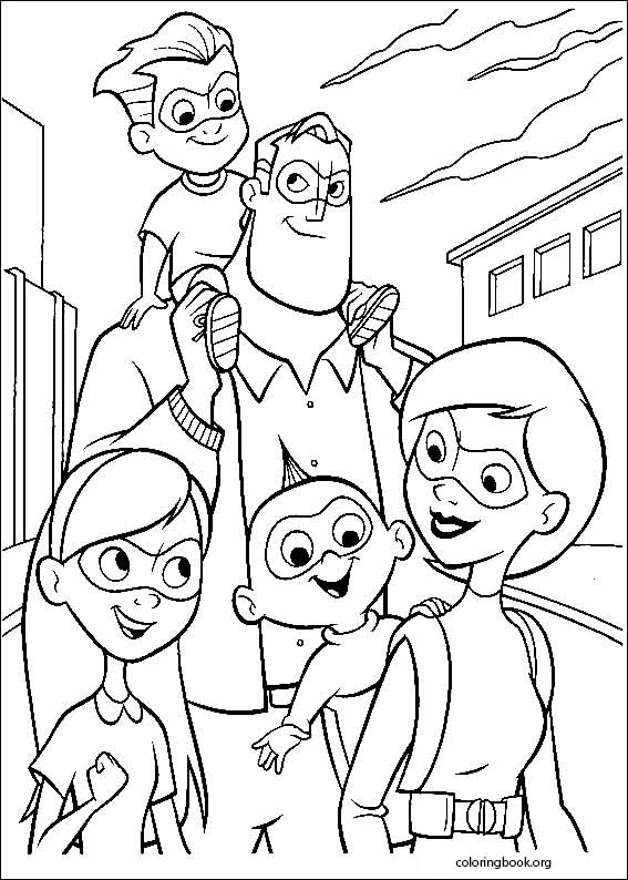 The Incredibles coloring page (009)