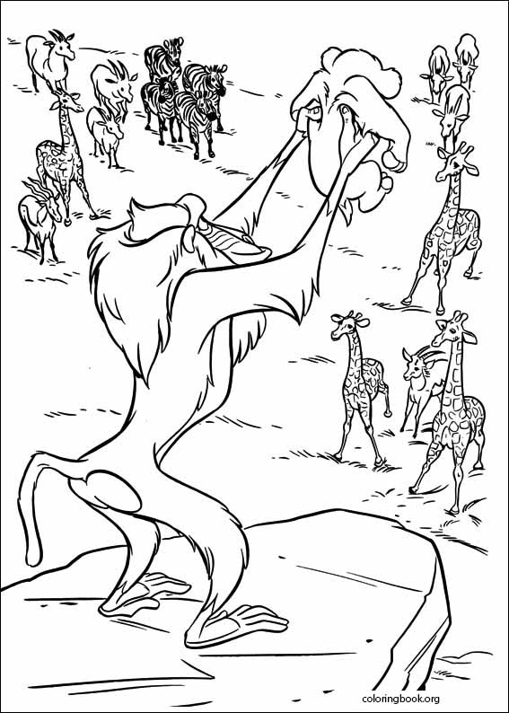 The Lion King coloring page (001)