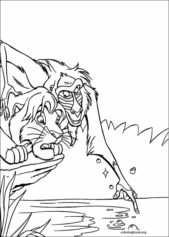 The Lion King coloring page (002)