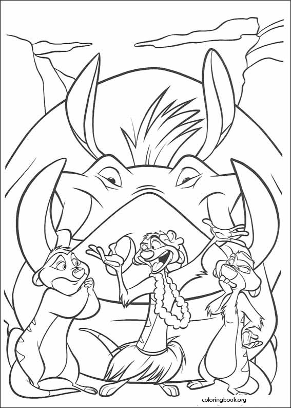 The Lion King coloring page (003)
