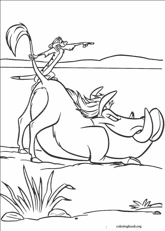 The Lion King coloring page (030)