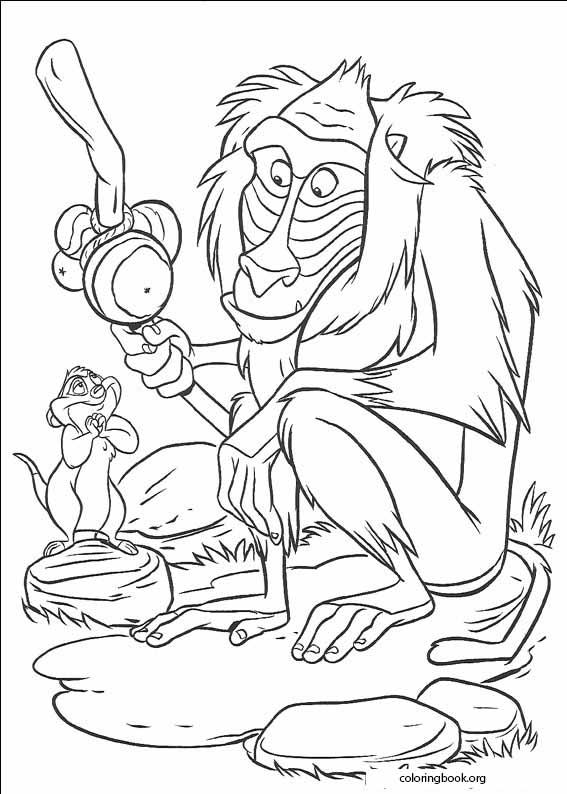 The Lion King coloring page (032)