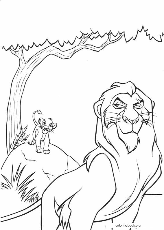 The Lion King coloring page (045)