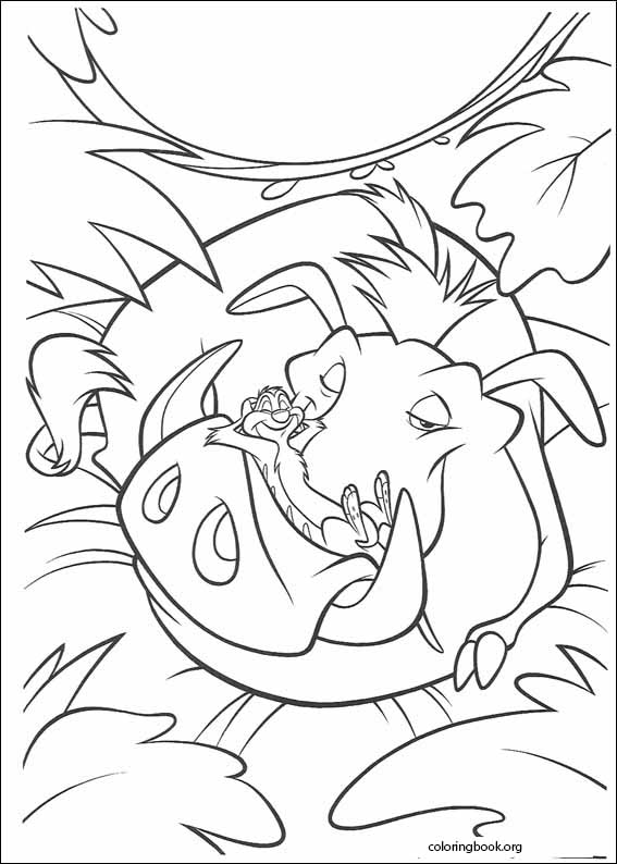The Lion King coloring page (069)