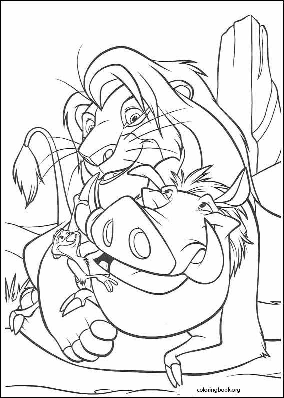 The Lion King coloring page (073)