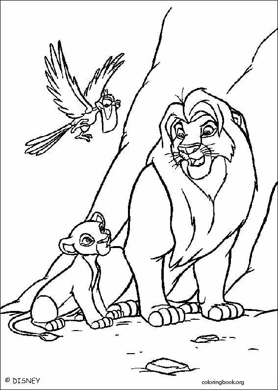 The Lion King coloring page (092)