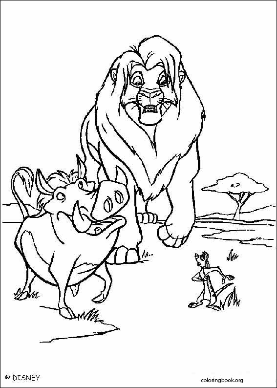 The Lion King coloring page (096)