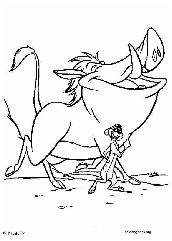 The Lion King coloring page (097)