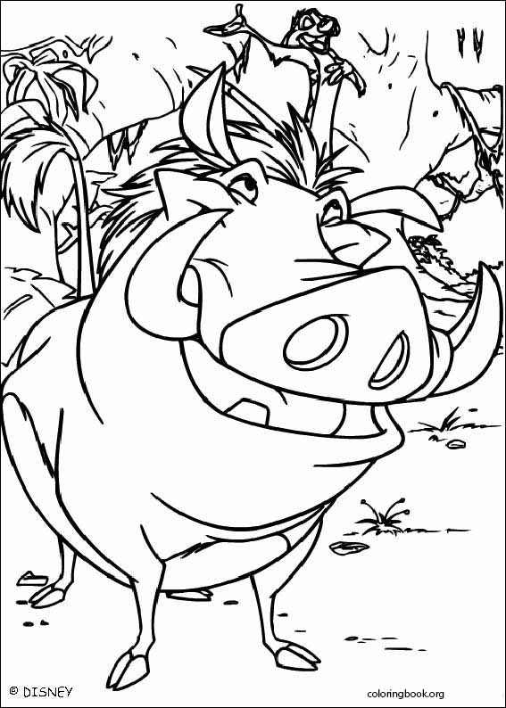 The Lion King coloring page (098)