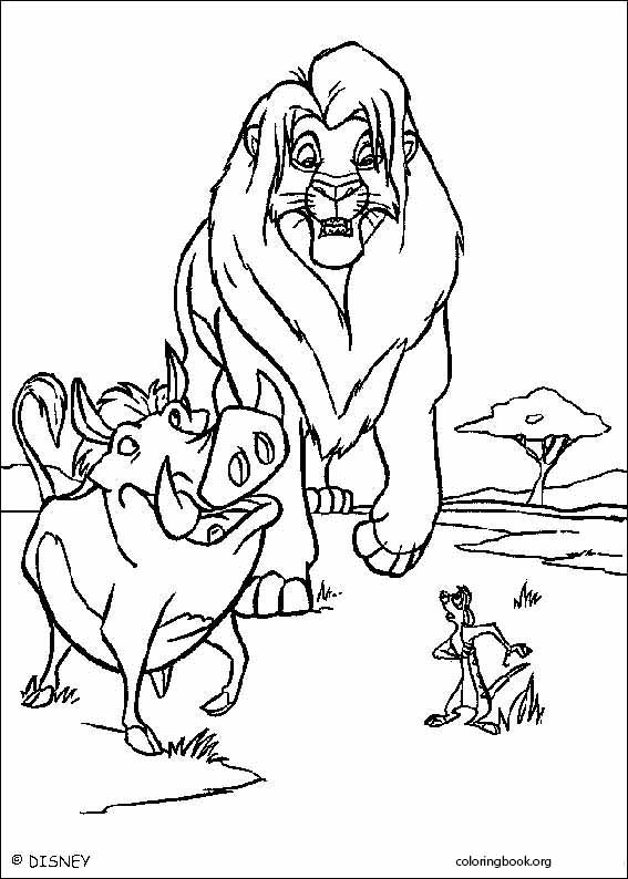The Lion King coloring page (102)