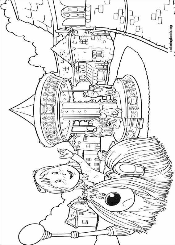 The Magic Roundabout coloring page (003)