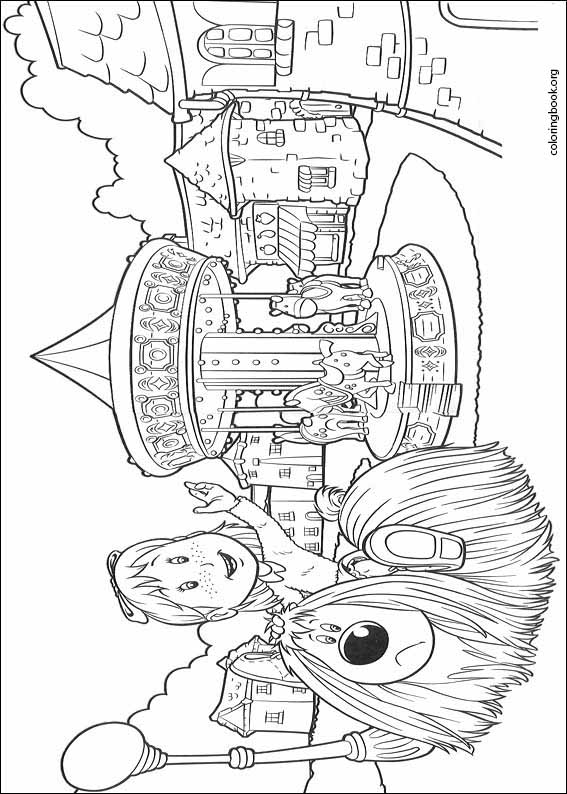 The Magic Roundabout coloring page (010)