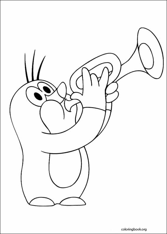 The Mole coloring page (003)