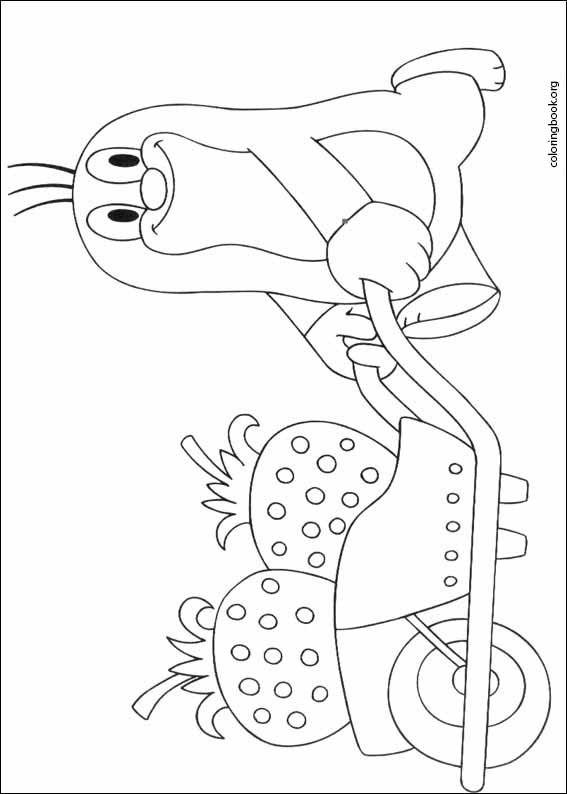 The Mole coloring page (006)