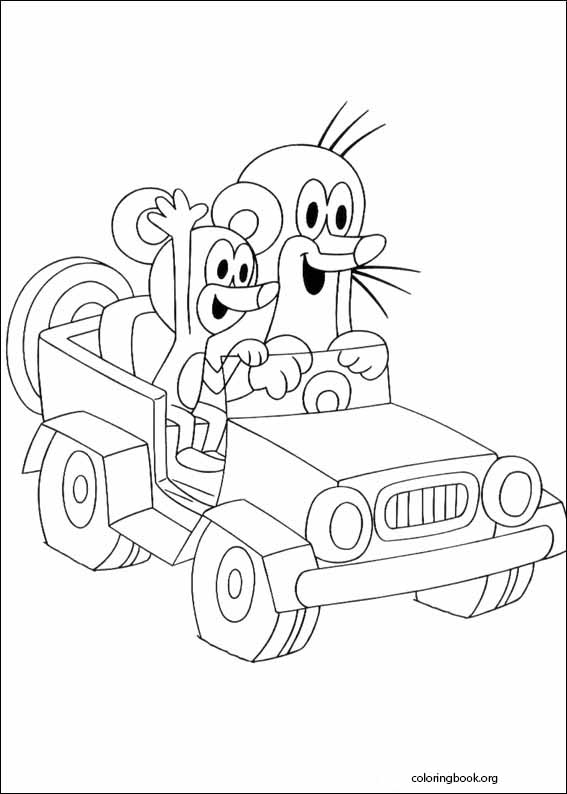 The Mole coloring page (015)