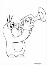The Mole coloring page (003)