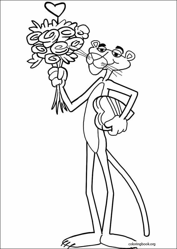 The Pink Panther coloring page (004)