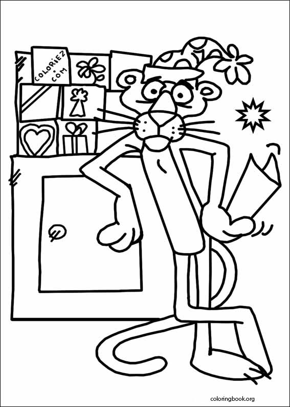 The Pink Panther coloring page (011)