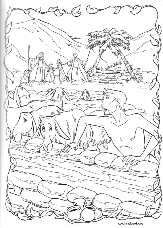 The Prince Of Egypt coloring page (002)