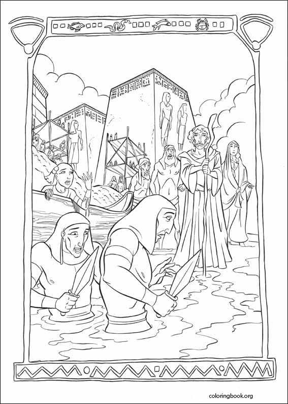 The Prince Of Egypt coloring page (008)