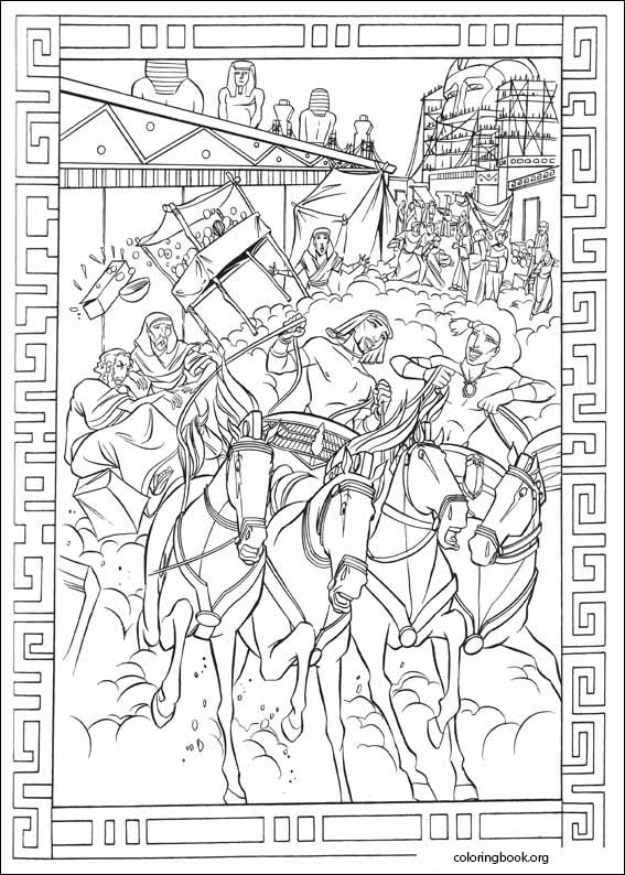 The Prince Of Egypt coloring page (016)