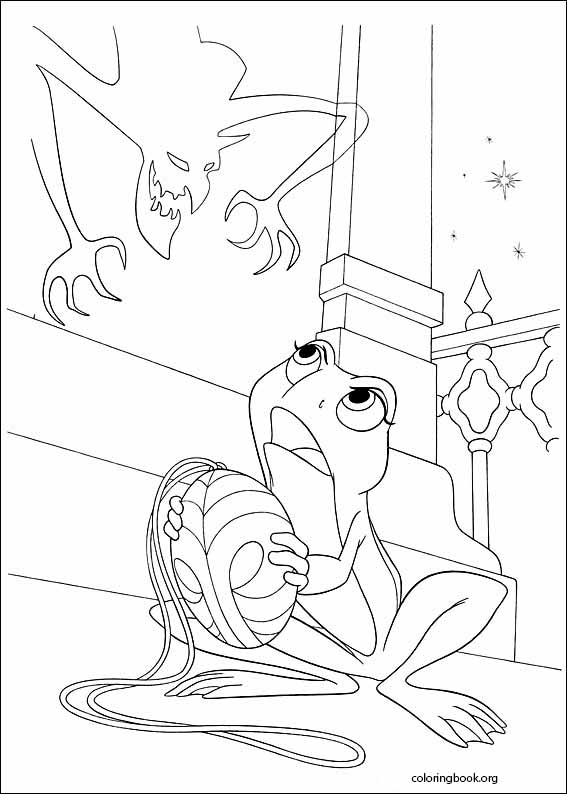 The Princess And The Frog coloring page (005)
