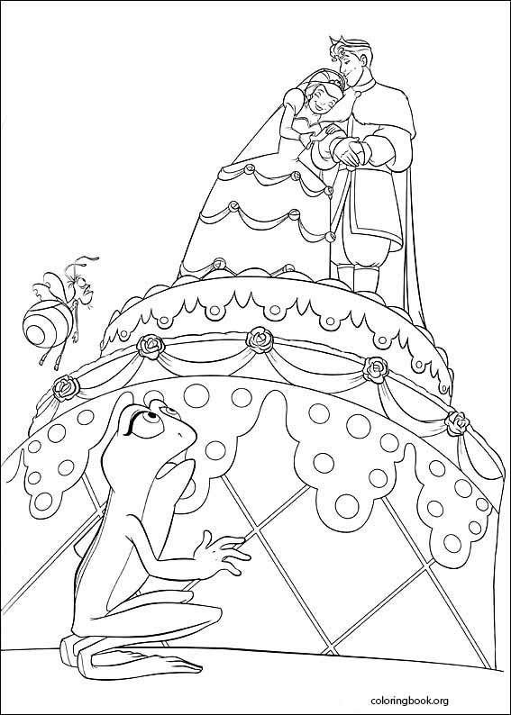 The Princess And The Frog coloring page (011)