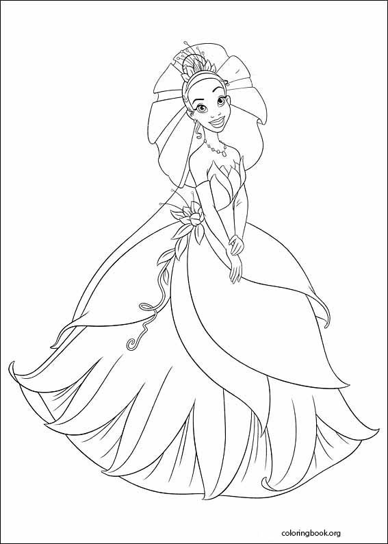 The Princess And The Frog coloring page (050)