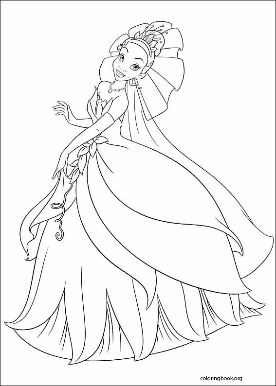 The Princess And The Frog coloring page (052)