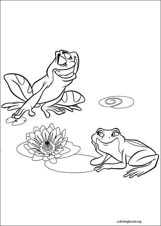 The Princess And The Frog coloring page (057)